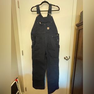 CARHARTT WOMEN'S RELAXED FIT WASHED DUCK INSULATED BIB OVERALL
